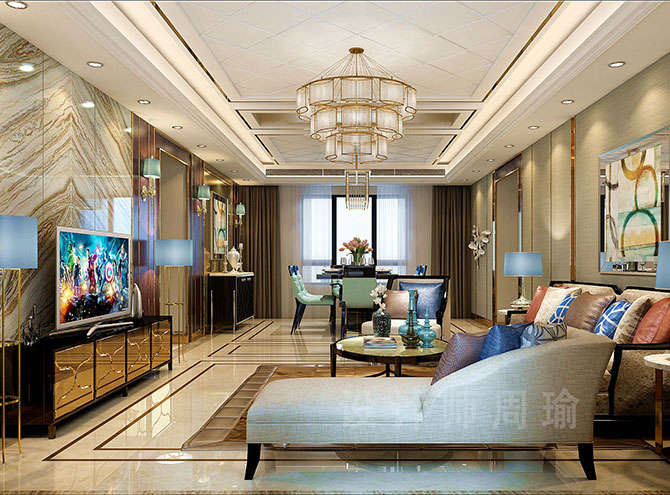 欧美一级黄色操屄世纪江尚三室两厅168平装修设计效果欣赏